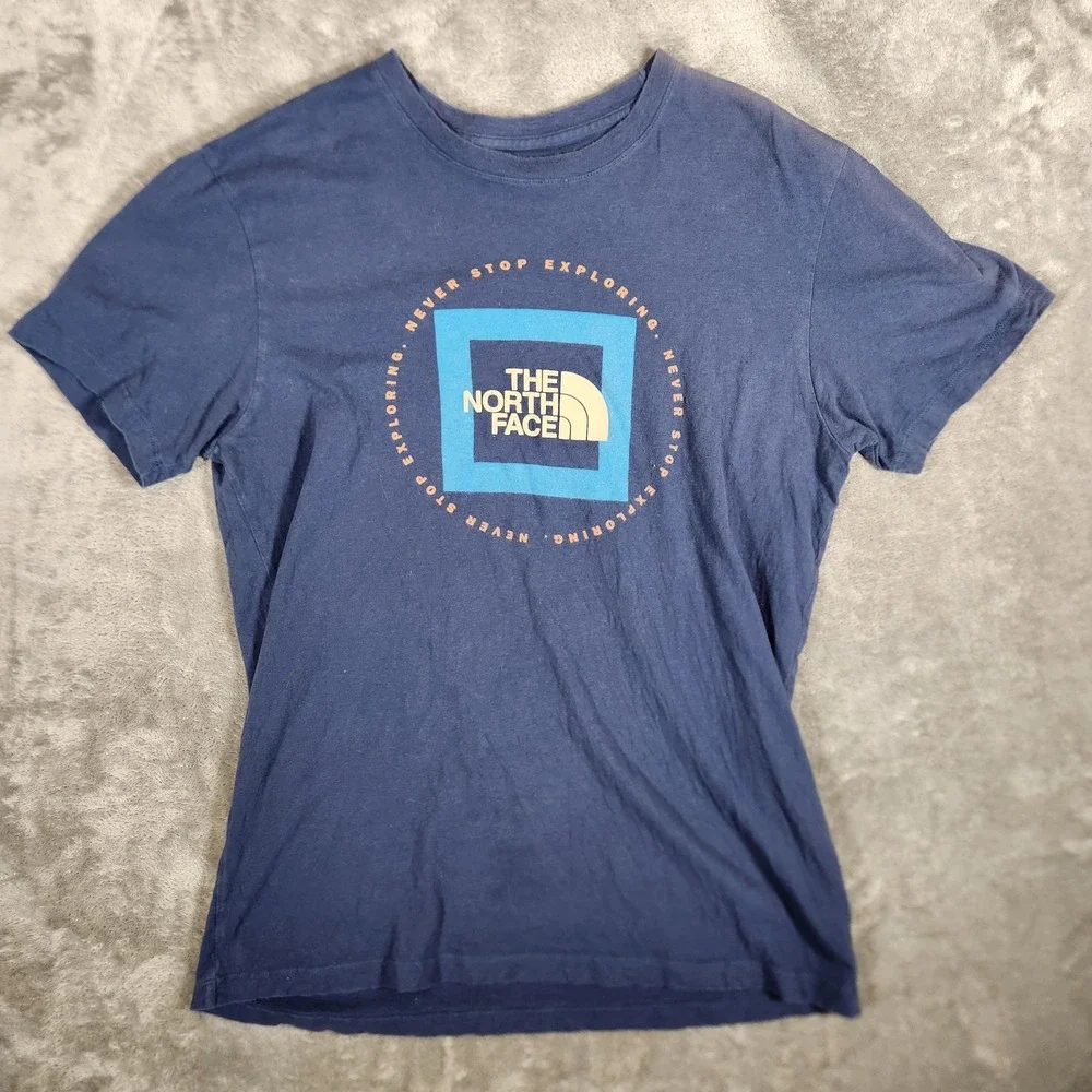 North Face T-Shirt Men's Medium M‎ Blue